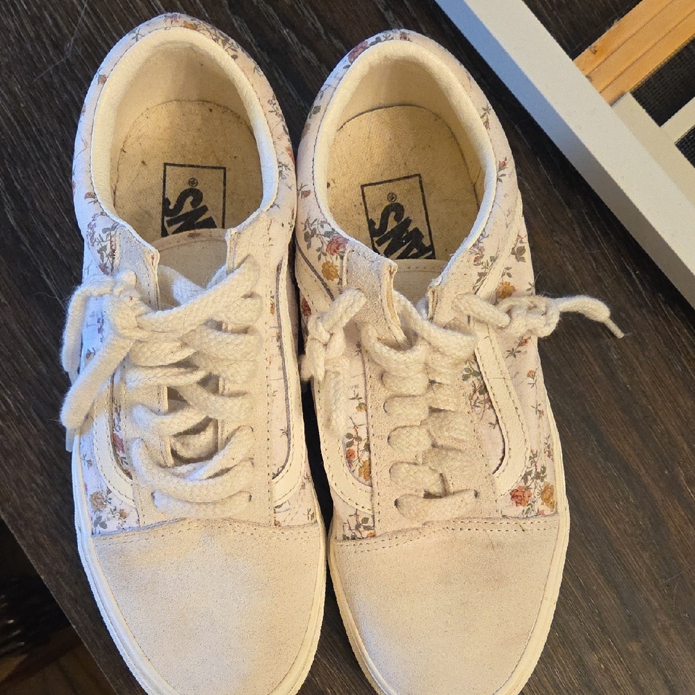 Vans Floral Cream Sneakers